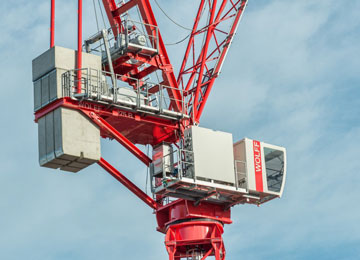 WOLFF 275 B WOLFFKRAN luffing jib crane