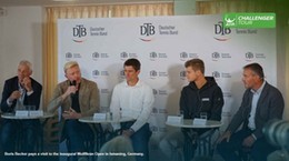 Becker Visits Inaugural Challenger In Ismaning
