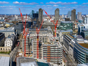 WOLFF cranes are working on the redevelopment of the former BT Headquarters in London