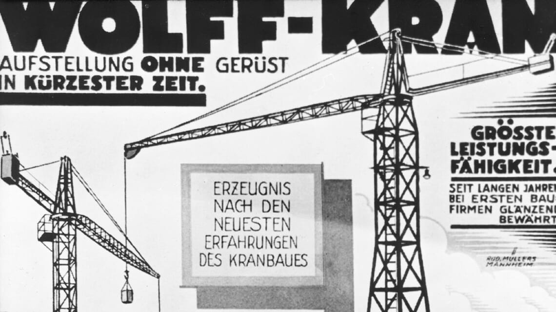 170 years of WOLFFKRAN - archive poster