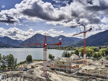 WOLFFs at the Tegernsee: WOLFFKRAN supports construction of Seegut