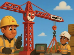 WOLFFKRAN und WOLFFY schließen sich Cherry Picker Pete™ an, um die nächste Generation zu inspirieren