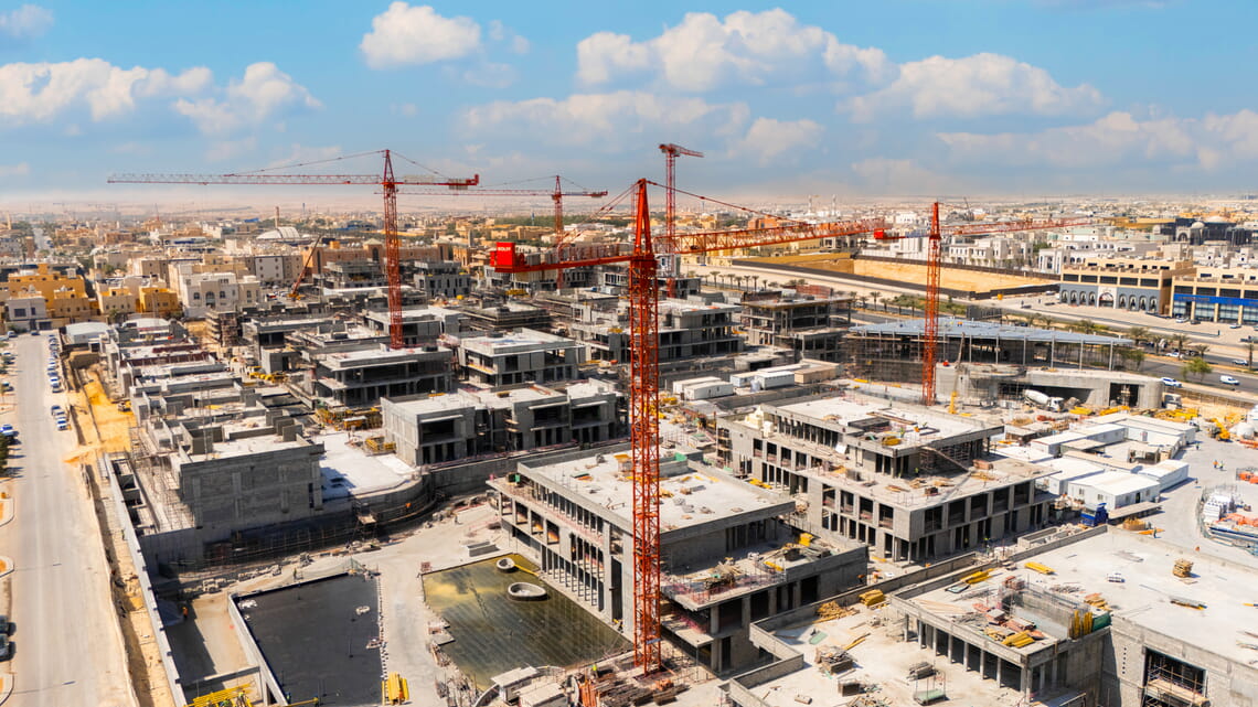 The cranes have been in operation 24/7 since their assembly in December 2024. 