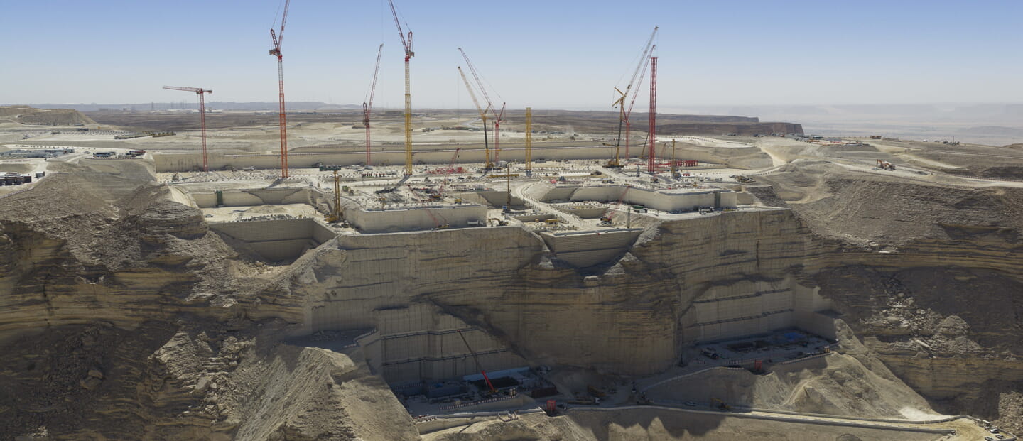 <h4>WOLFFKRAN Powers Construction at the Prince Mohammed bin Salman Stadium</h4>