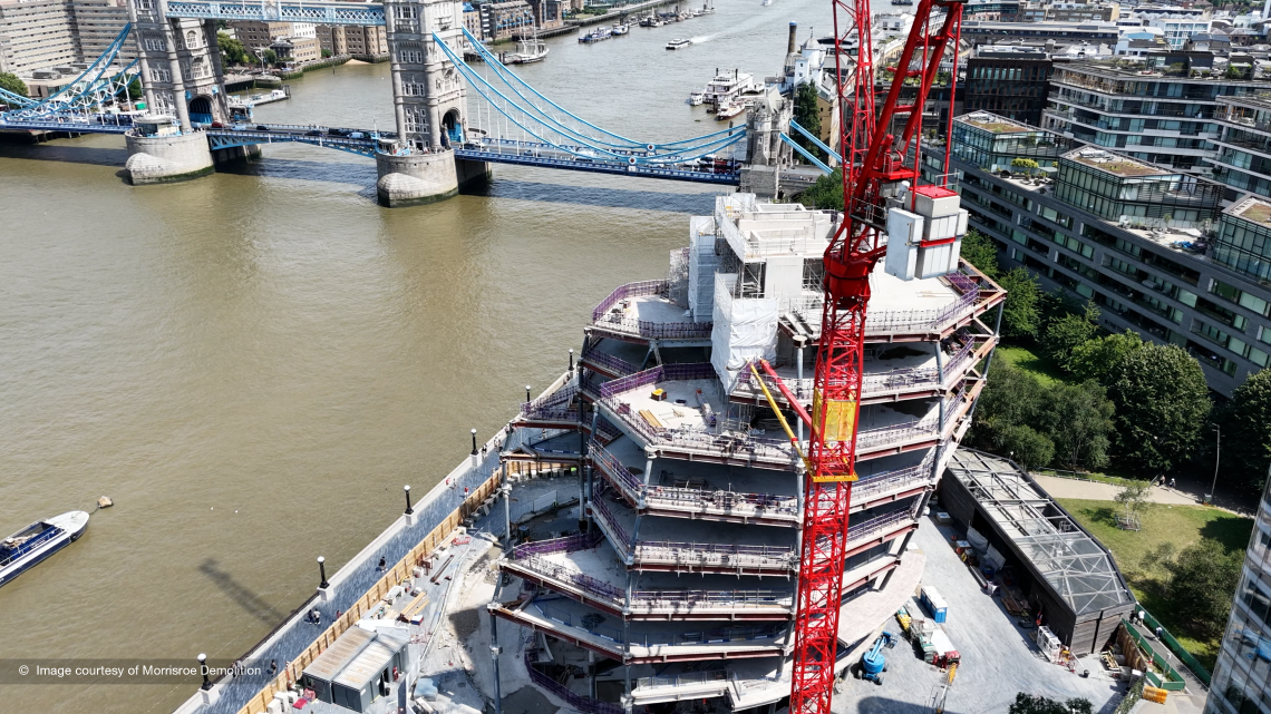 110 The Queen&rsquo;s Walk project, London