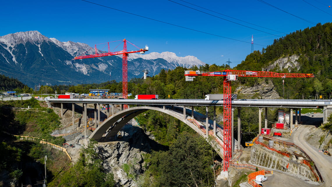 Sill Bridge in Austria